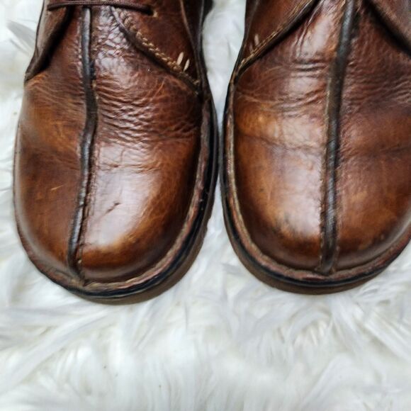 DR. MARTENS Men\'s Size 11 Brown Oxford Lace-Up 90\'s Y2K Leather Shoes main image 4